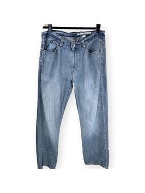 DKNY Womens Medium Wash Blue Jeans Distressed 32 x 32